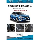 Graficar Design Renault Megane 4 Konfor Seti̇-Saklama Alanları Kumaş Kaplama-Ses İzolasyon Ama&ccedil;li &Uuml;r&uuml;n (Sedan Uyumlu+Torpido
