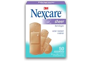 Nexcare Sheer Bandages 50pcs