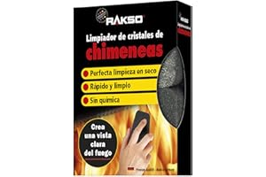 RAKSO Limpiador para cristales de chimenea, unidades