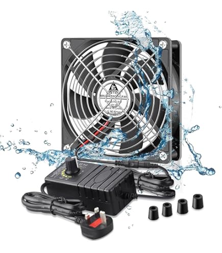JZK 120 x 120 x 38 mm, DC 24 V, ventilateur de refroidissement sans balais à