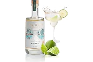 Tom Savano Artisan Cocktails -Single Estate Reposado Margarita, Aged Tequila with Lime, Agave and Bitters, 18.5% ABV, 5 Servings, 500ml Bottle