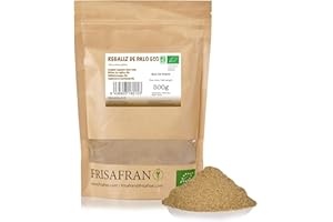 FRISAFRAN | Bâton de Réglisse POUDRE 500g | Biologique | Directement Du Producteur | Cultivé Navarre | reglisse | Bâton-Reglisse en poudre | Bonbon-Reglisse | Bonbons