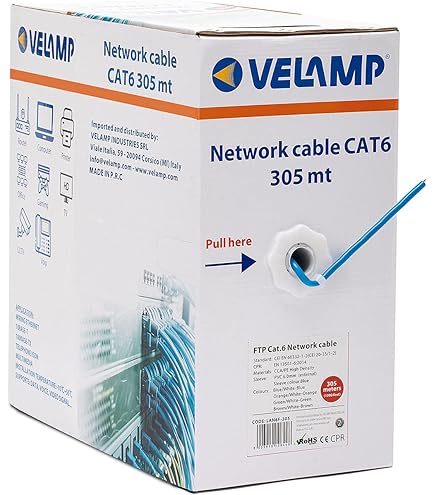 Cavo Ethernet CAT 5E UTP 305m - Cavo Rete 100% Rame Per Rete Gigabit 10/100/1000 Mbps - Foto 9