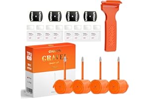 CYCLAMI Juego de 4 Cámara de Aire de TPU para Bicicleta 700×18–32C & 32–47C & MTB29''1.9-2.5 con Válvula Presta 45/65/85mm para Bicicletas de Carretera, Gravel y Montaña