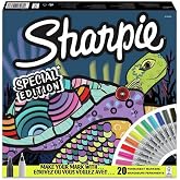 Sharpie Fine Permanent Mark&ouml;r 20'li Karışık Kutu, Kaplumbağa
