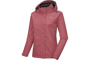 Little Donkey Andy Chaqueta impermeable para mujer, ligera, cortavientos, para exteriores, senderismo, viajes