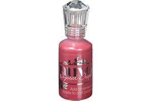 Tonic Studios Nuvo Crystal Drops 1.1 oz. Autumn Red, Acrylic, Multicoloured, 1.15 x 1.15 x 3.4 cm