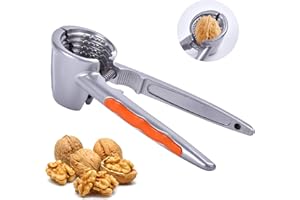 EKKONG Casse-Noix,Casse-Noix,Casse Noix et noisettescasse Noix professionnelcasse-Noix INOX,Convient pour Noix, aux Noix Noix, Noisettes, Amandes, Noix du Brésil ou Autres Écrous (D)