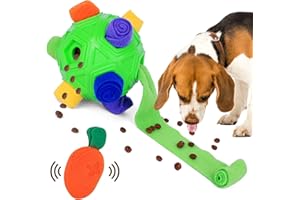 TWOPER Dog Toys Interactive Snuffle Ball and Puzzle Toy for Any Size Dogs, Encourages Natural Foraging Skills, Dog Enrichment Toys for Training and Stress Relief, Machine Washable