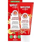 WELEDA Bio Handcreme Winter Comfort vegan - Naturkosmetik Sheabutter Handpflege Creme verbessert Elastizität der Haut. Pflege