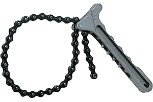 S SUMEX 2707080 Llave Filtro Aceite Tipo Cadena Ideal para Espacios Reducidos Agarre Firme y Seguro Acceder a Filtros Ubicados en Zonas de Difícil Acceso