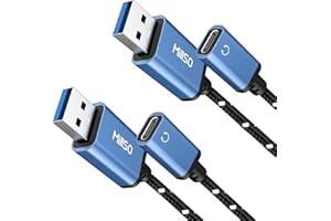 ‎MILLSO MillSO USB C Buchse zu USB Stecker Adapter (2 Stück 1.2M) Typ C auf A Ladekabel OTG Adapter kompatibel mit iPhone 13/12/ 11 Pro Max, Galaxy S22 Ultra/ S22/ S21/ S20, ChromeBook Google Pixel usw.