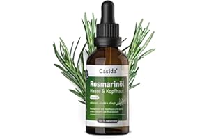 ‎CASIDA Casida® Rosmarinöl Haare & Kopfhaut - Haaröl zur Anregung des Haarwachstums und zur Pflege der Kopfhaut mit Rizinusöl - Made In Germany - Apotheke 50 ml