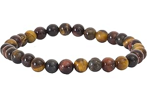 GARAULION Bracelet Pierre Naturelle | Haut de Gamme | Bijoux Femme Homme Couple |Perle semie précieuse | 6mm | Marque française | Satisfait ou remboursé | (Oeil Multiple)