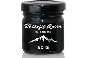 SEMVETA SPIRIT AND BODY Shilajit Resin - Original Himalayan Shilajit 50g - Stamina & Energy - Gold Grade - 100% Pure Shilajit - Rich in Fulvic & Humic Acid - 85+ Trace Minerals - Immunity & Vitality Booster
