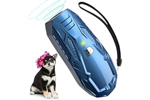 BUBBACARE Anti Barking Device, Auto Dog Barking Deterrent Devices Stop Dog Barking Ultrasonic Anti Barking Device Dogs Bark Stopper LED Indicate Indoor Outdoor Bark Control Training For Small Medium Large Dogs