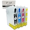HEMEI 16XL Empty Rechargeable Ink Cartridge Compatible For Workforce WF-2750DWF WF-2630WF WF-2510WF WF-2650DWF WF-2010W WF-2520NF WF-2530WF WF-2540WF WF-2660DWF Printer