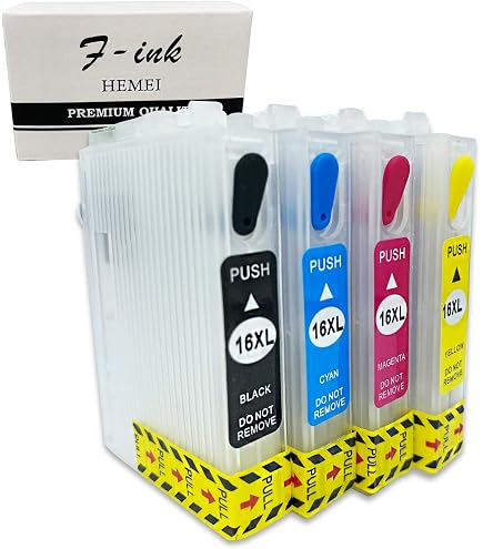 Lot De 16 Cartouches Compatibles T1621-T1624 Pour Imprimante Epson WF-2510WF - Neuf