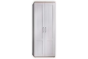 Stella Trading Perchero en Sibiu de alerce/Roble San Remo, Estilo rústico, Armario con Mucho Espacio de Almacenamiento, 76 x 201 x 39 cm (Ancho x Alto x Profundidad)