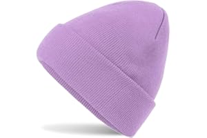 HATSATAR Hatstar Winter Hat, Women's Beanie Hat, Men's Fine Knit Beanie, for Women, Men, Unisex, Cuffed Hats, Soft and Warm
