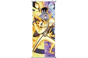 CoolChange Grand Poster à Enrouler de Naruto | Kakemono en étoffe | Poster 100x40cm | Motif: Naruto Uzumaki