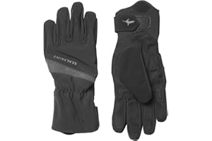 SEALSKINZ | Bodham |Unisex Waterproof All Weather Cycle Glove | Suede Thumb Wiper is Soft on the Face | Cycling & Outdoor Sports | Three-Layer Insulation Technology