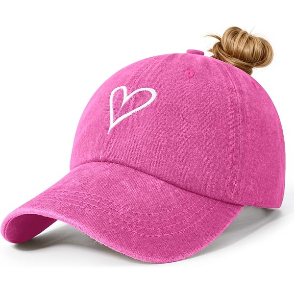NOEMIN Pferdeschwanz Baseballkappe Für Damen – Baumwoll-Cap Mit Hohem Ponytail-Loch & Verstellbarem Riemen | Sonnenschutz, Atmungsaktiv & Stylisch Für Sport & Outdoor