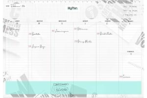FEBIO Planning Settimanale da Tavolo a4 plus 32x22 - agenda planning settimanale 2026 / planner da scrivania 2026 / to do list planner