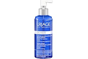 Uriage DS Hair Lotion Antipelliculaire Régulatrice - Piroctone Olamine, Huile de Cade - Élimine les Pellicules, Apaise les Démangeaisons - Pellicules Sévères, Cuir Chevelu Irrité - 100 ml