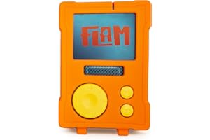 BESHIELD Coque en Silicone Renforcée pour Lunii FLAM - Housse Anti-Chocs Ultra-Protectrice Compatible avec Le Boîtier à Histoires, Résistance Maximale aux Chutes et aux Chocs (Orange)