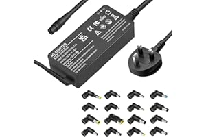 LTBSTOYE 90W Universal AC Adapter UK Laptop Charger Compatible with HP Lenovo Dell Acer Asus IBM Toshiba Samsung Sony Fujitsu Gateway Notebook Ultrabook Chromebook Power Supply Cord with 16 Tips