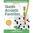 Quote Acrostic Favorites: Features 50 Rewarding Puzzles