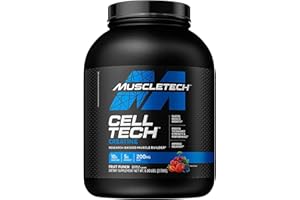 EQUITACK Cell-Tech Creatine Powder | Post Workout Recovery Drink | Muscle Maintainance and Growth | Muscle Builder for Men & Women | Musclebuilding Creatine Supplements | 2.72kg 54 Servings | Fruit