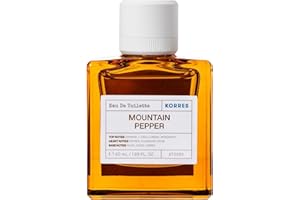 ‎KORRES KORRES MOUNTAIN PEPPER Eau De Toilette für Herren, aromatisch-holziger Duft, dermatologisch getestet, vegan, 50 ml
