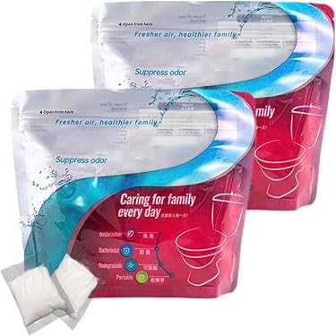 THXFUNAREA 6 Sacs Urinaires 900 Ml – Urinoir Portable Pliable, Pisse-Debout Pour Femmes, Hommes & Enfants, Vomi-Sac Voyage, Camping, Rando, Bouchon