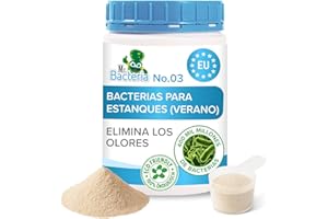 Mr.Bacteria Limpiador de estanques de jardín, producto para el cuidado del estanque, clarificador de agua para limpiar el agua verde en el estanque de jardín, estanque de natación, estanque de peces