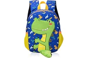 AUIRSHIKY Zainetto Asilo Bambino Dinosauri Zaino per Bambini Asilo