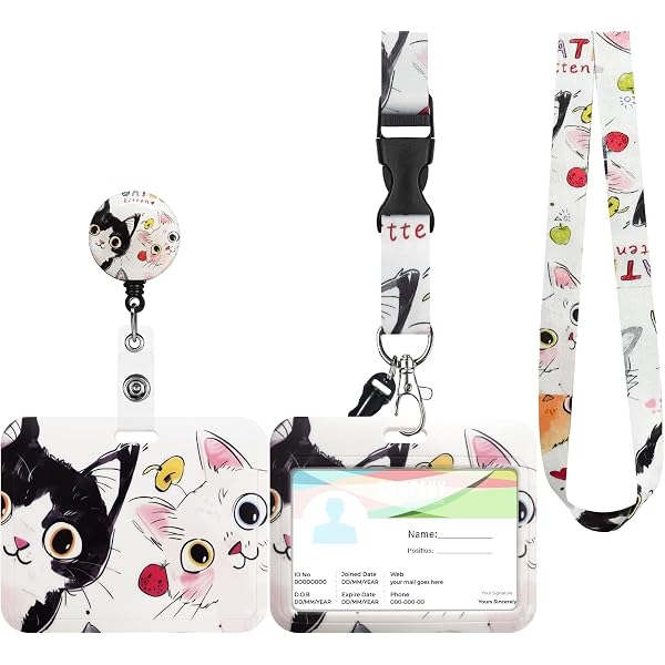Porte Badge Capybara Avec Lanière Rétractable - Mignon Et Pratique Pour Infirmier, Enseignant, Étudiant