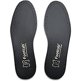 ipekbazaar Exclusive Hakiki Deri Ayakkabı Tabanlığı, Parf&uuml;ml&uuml;, Koku &Ouml;nleyici Ter Emici Tabanlık, Leather İnsole, (42-43, Siya
