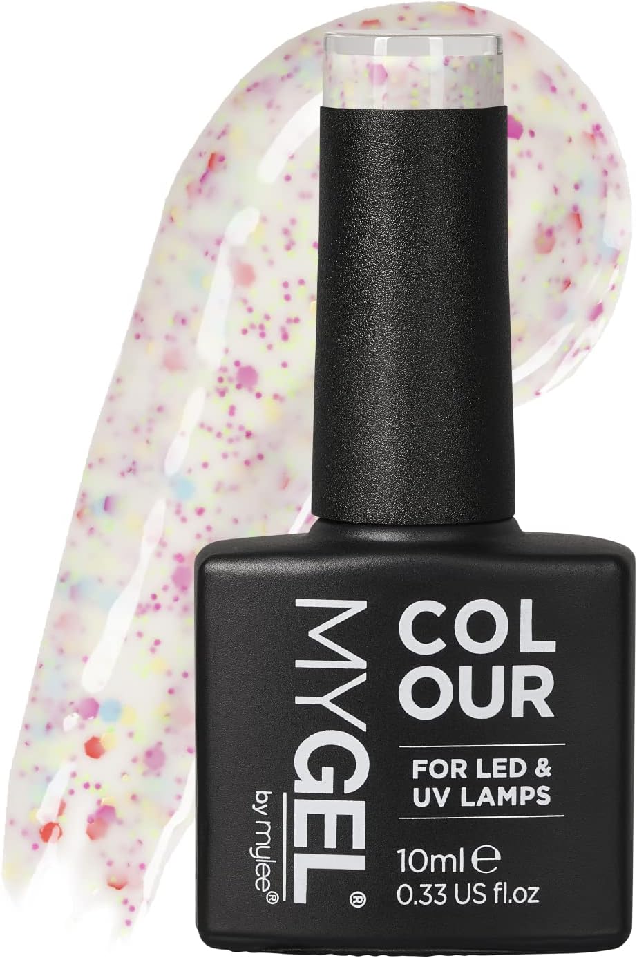 MYLEE Esmalte de Uñas en Gel Semipermanente 10 ml [Sprinkles ] UV/LED Nail Art Manicure Pedicure para Uso Profesional y Doméstico - Larga Duración y Fácil de Aplicar