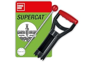 SWISSINNO Accessory Set for Mole Trap: 25 cm Stainless Steel Probe, 6 cm Special Hole Punch with Plastic Housing, European Design, Easy to Use - 1 Accessory Set