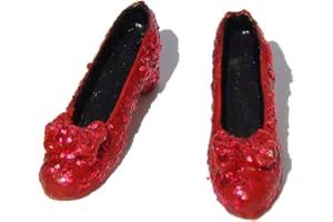 AZTEC IMPORTS, INC. New Dolls House Miniature Accessory Ruby Slippers Shoes