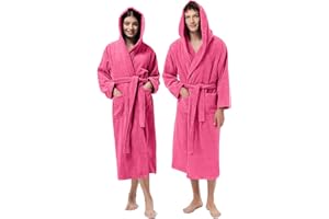 Jenny Sesal Accappatoio UNISEX Spugna Puro Cotone 100%, Ideale per CASA, SPA, SAUNA, PALESTRA. Morbido e con alta capacità di asciugatura