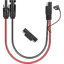 TMH SAE-Verlängerungskabel 10 AWG, 3 M (3 Stück) – Mit Polaritätsadaptern, Für Solar, Auto, Wohnmobil-Batterie