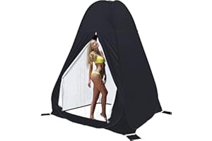 MAXVINI Tente de Douche 190×120×120cm/ 213×150×150cm Pop Up Tente Douche Camping Portable Toilet Cabine Douche Camping Car Tente de Douche pour Pêche Exterieur WC Plage Randonnée Bain L'extérieur
