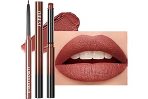 HERBENJOY Matte Lipstick for Women, Lipstick Lipliner Pencil Lip Filler Long Lasting Lip Gloss,Lip Liner and Lipstick Set,Lip Makeup Kits for Daily Makeup and Holiday (06#)