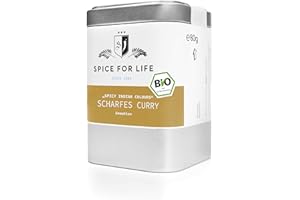 SPICE FOR LIFE SINCE 2008 DIE GEWÜRZJÄGER - FÜR DICH UNTERWEGS Spice for Life Curry Scharf Spicy Indian Colours, Dose 80g