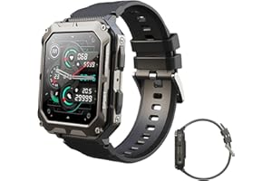 AAFGVC Thor The Most Stable Smartwatch Original Smart Sports Watch for Men with Phone Function, Pedometer, Heart Rate Monitoring and Blood Pressure Measurement (Black)