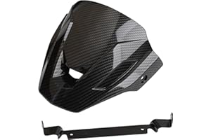 Mokuo Motorcycle Carbon Fibre Decorative Windshield Fit for Honda Grom msx 125 2016-2020 SF Windscreens Wind Deflectors