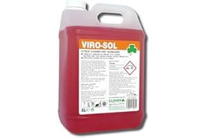 Clover Chemicals 326 Viro-Sol Citrus Based Cleaner/Degreaser, 5 L, Pack of 1